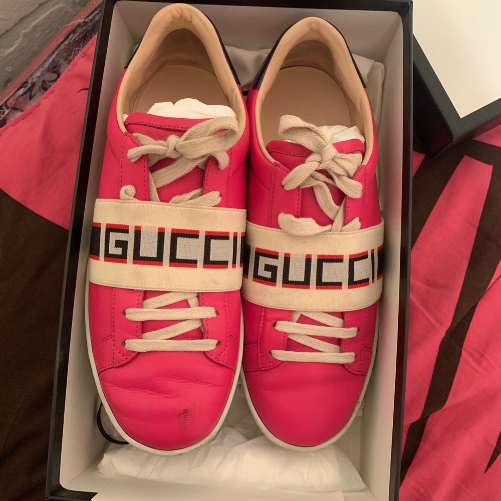 Pink Gucci Sneakers